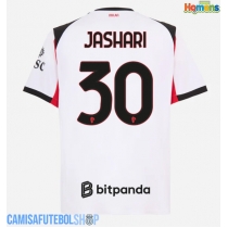 Camisa de time de futebol AC Milan Ardon Jashari #30 Replicas 2º Equipamento 2025-26 Manga Curta